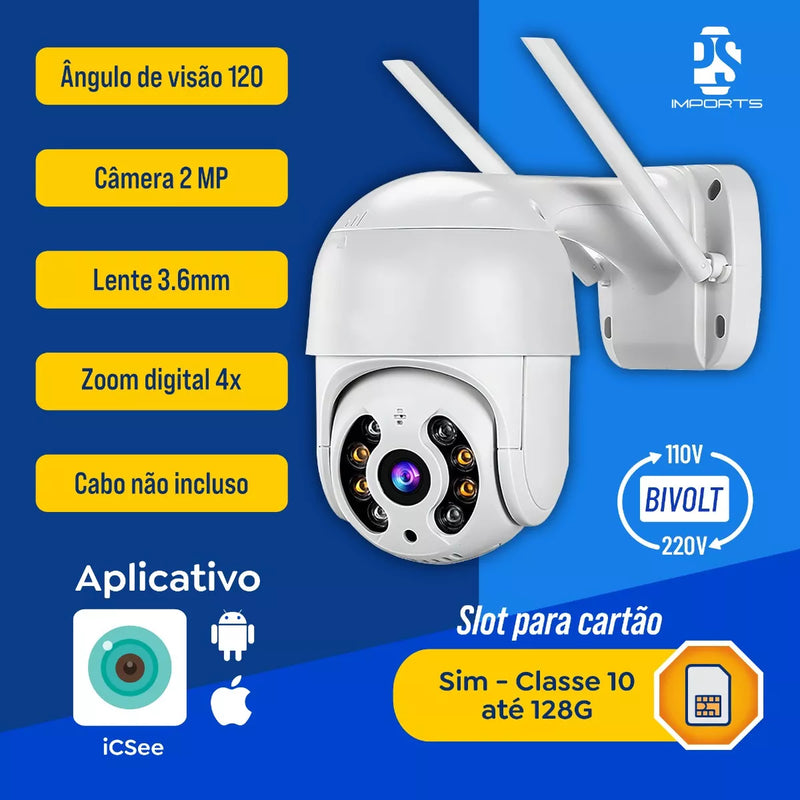 5g wifi câmeras de vigilância câmera ip hd 1080p ir cor cheia visão noturna proteção segurança movimento cctv câmera ao ar livre