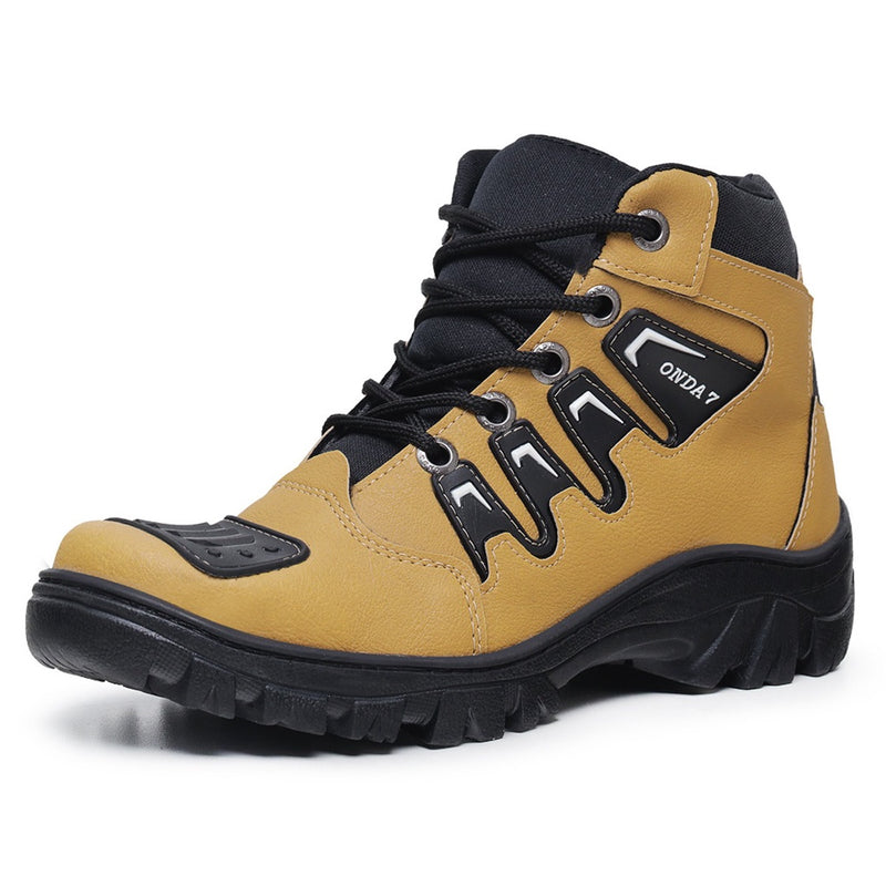 Kit Bota Coturno Masculino Caterpillar Adventure Onset + Chinelo + Carteira + Cinto e Relógio