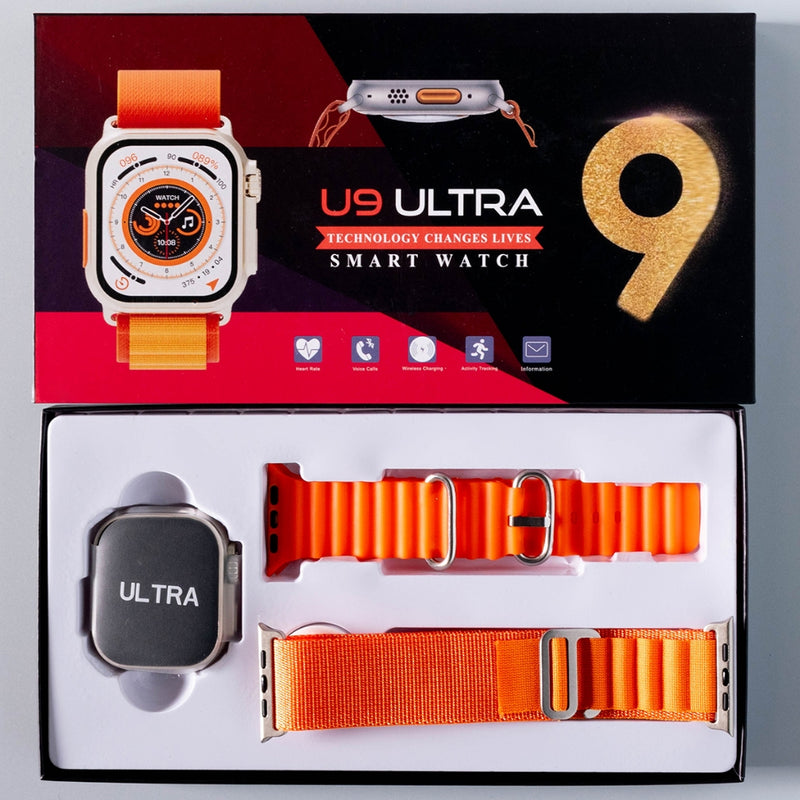 🚀 Ultra 9 Smartwatch: Seu Companheiro de Aventuras em 2024! ⌚️✨ Tela de 2.2'', GPS 🌍, Resistente à Água IP68 💧, Bússola Integrada 🧭 - O Relógio Inteligente IWO que Define o Futuro! 🌟🔥