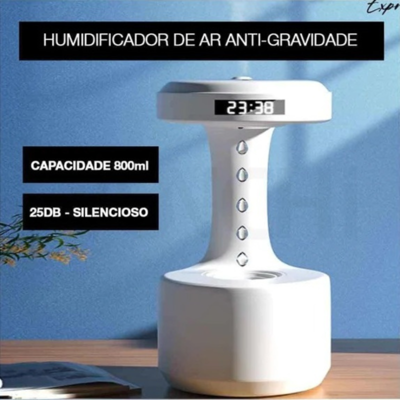 Umidificador e Difusor de Ar Anti Gravidade - Molécula